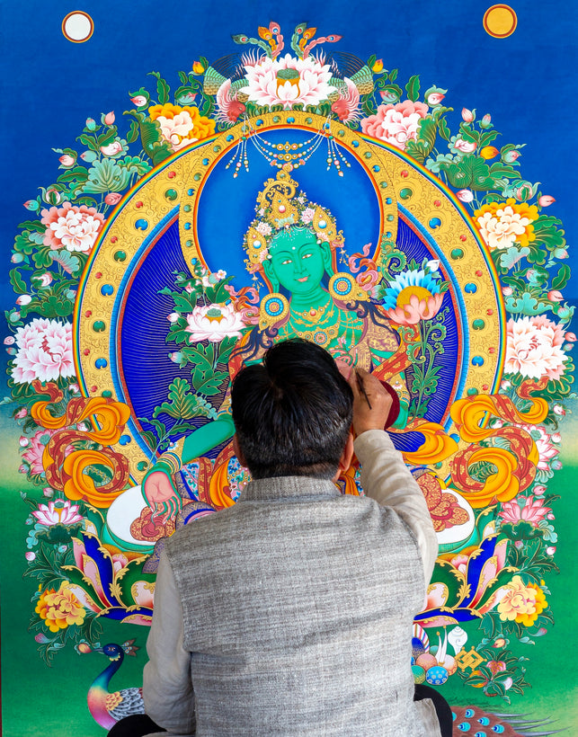 Support by Commissioning a Thangka