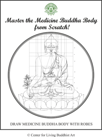 Shakyamuni or Medicine Buddha Drawing- Online Course - FEE DEPOSIT
