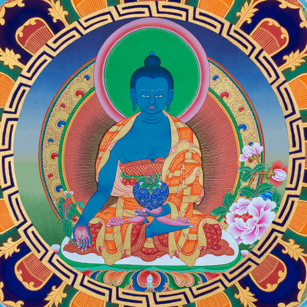 Medicine Buddha Mandala Red