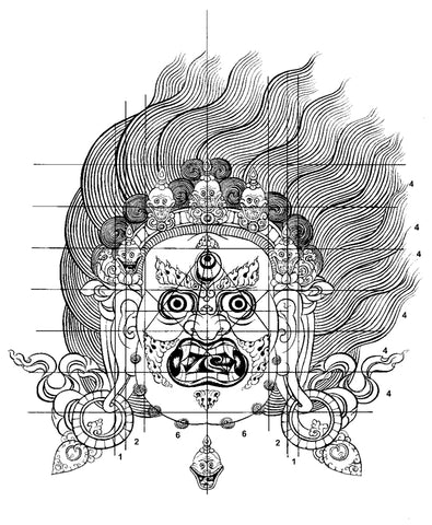 Рисование Махакалы (Гнев) - Онлайн-курс - ДЕПОЗИТ
